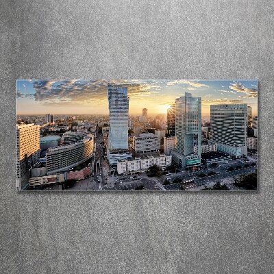 Quadro su vetro acrilico Varsavia, Polonia