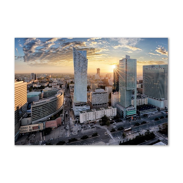 Quadro su vetro acrilico Varsavia, Polonia
