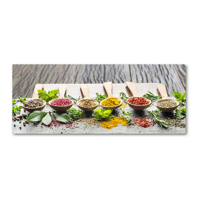 Quadro vetro acrilico Spezie colorate