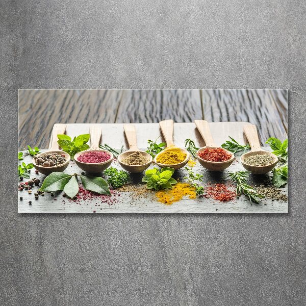 Quadro vetro acrilico Spezie colorate