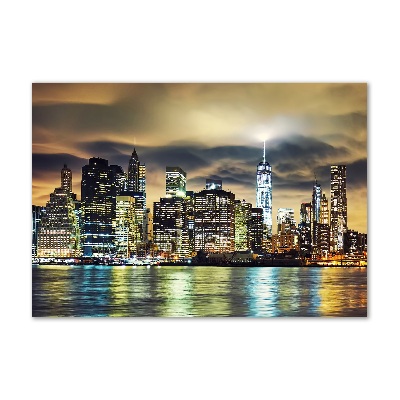 Quadro vetro acrilico Manhattan, New York