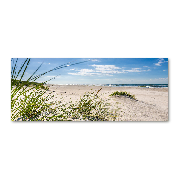 Quadro in vetro acrilico Spiaggia di Mrzeżyno