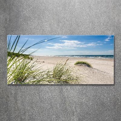 Quadro in vetro acrilico Spiaggia di Mrzeżyno