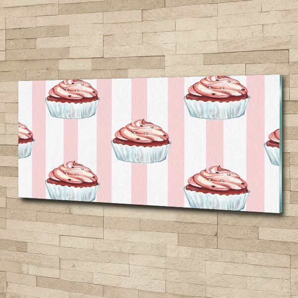 Quadro vetro acrilico Cupcakes
