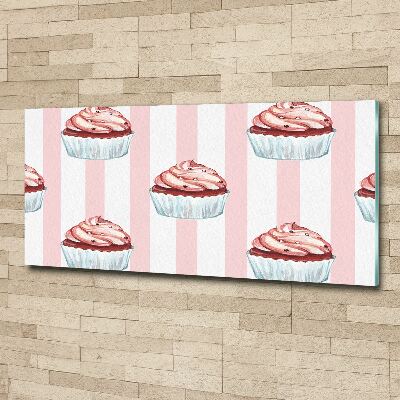 Quadro vetro acrilico Cupcakes