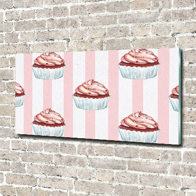 Quadro vetro acrilico Cupcakes