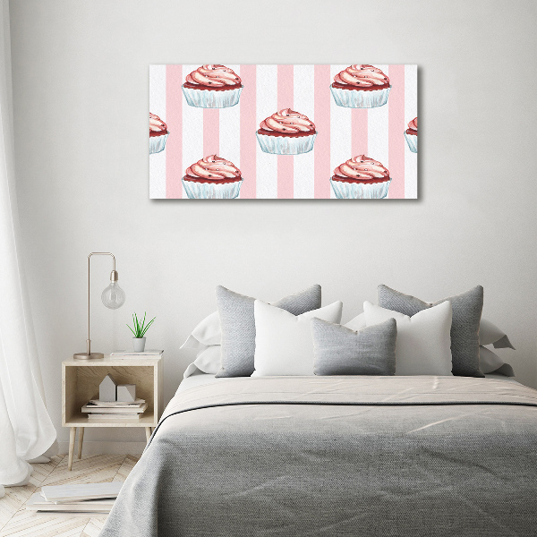 Quadro vetro acrilico Cupcakes