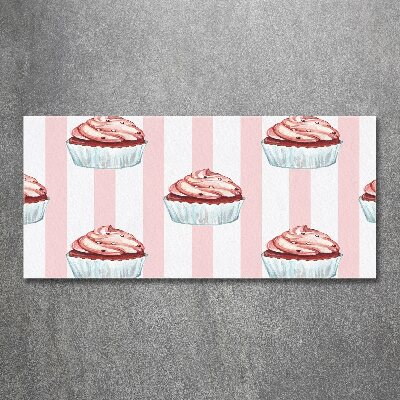 Quadro vetro acrilico Cupcakes