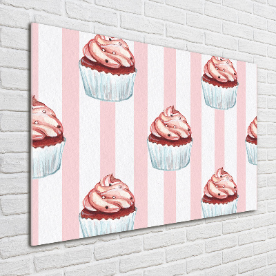 Quadro vetro acrilico Cupcakes