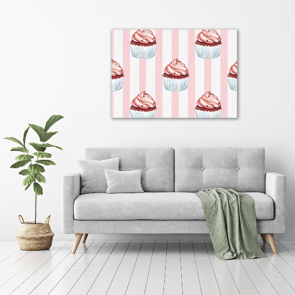 Quadro vetro acrilico Cupcakes