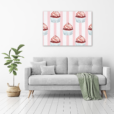 Quadro vetro acrilico Cupcakes