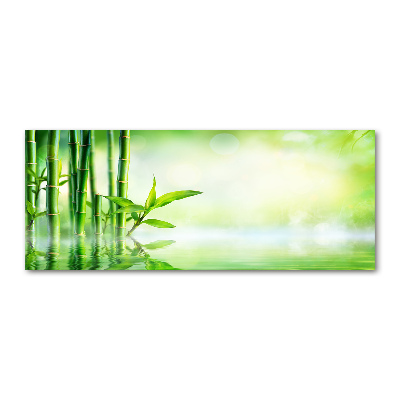 Quadro in vetro acrilico Bambù