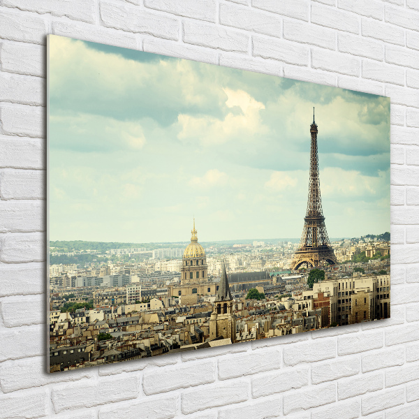 Quadro in vetro acrilico Torre Eiffel Parigi