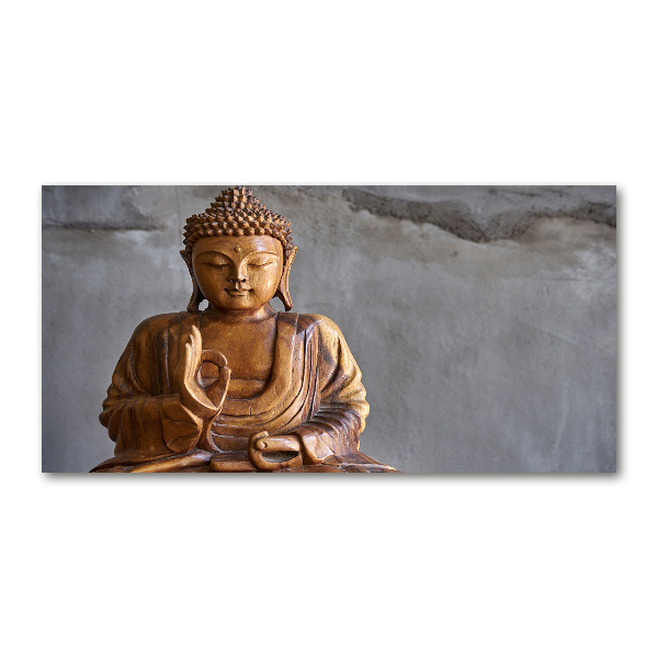 Quadro su vetro acrilico Buddha appeso
