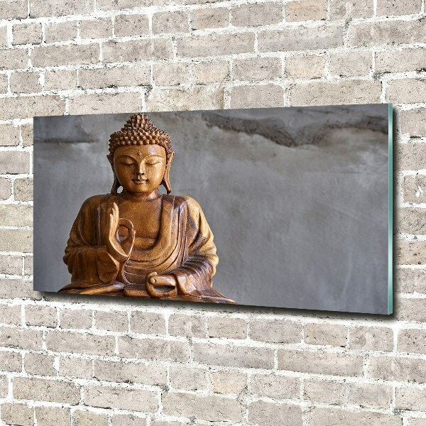 Quadro su vetro acrilico Buddha appeso