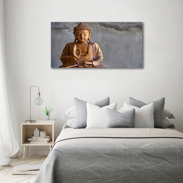 Quadro su vetro acrilico Buddha appeso