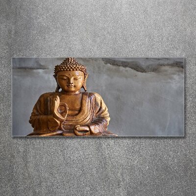Quadro su vetro acrilico Buddha appeso