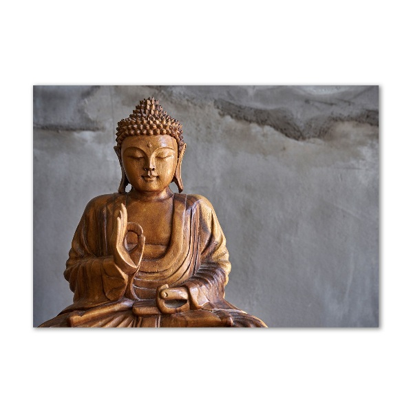 Quadro su vetro acrilico Buddha appeso