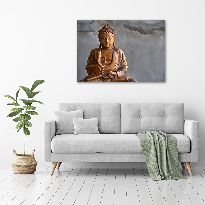 Quadro su vetro acrilico Buddha appeso
