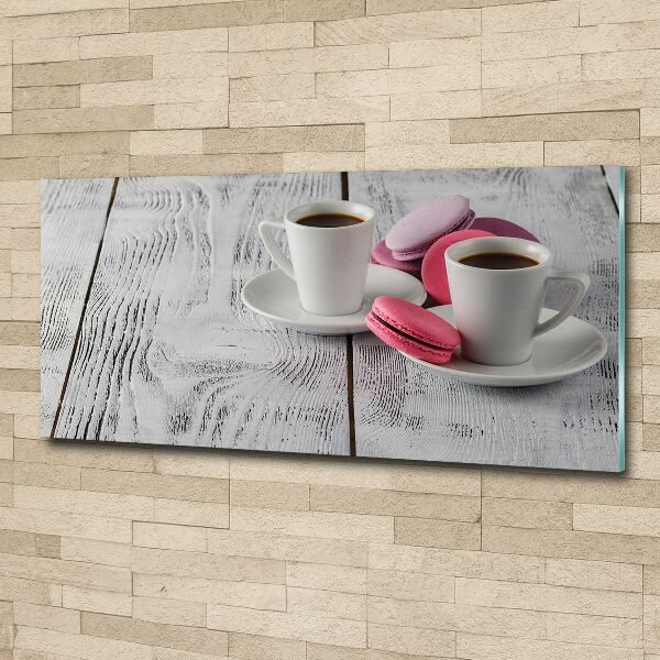 Quadro su vetro acrilico Caffè e biscotti