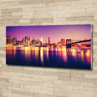 Quadro vetro acrilico Manhattan, New York
