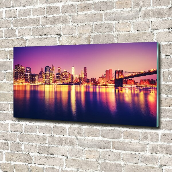 Quadro vetro acrilico Manhattan, New York