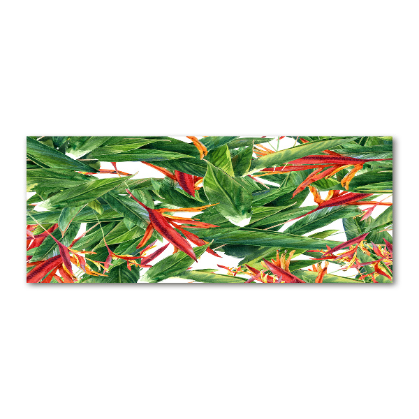 Quadro in vetro acrilico Motivo floreale