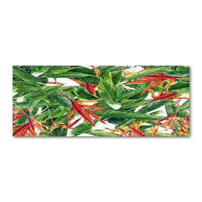 Quadro in vetro acrilico Motivo floreale