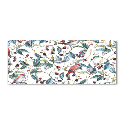 Quadro vetro acrilico Mora e uccelli