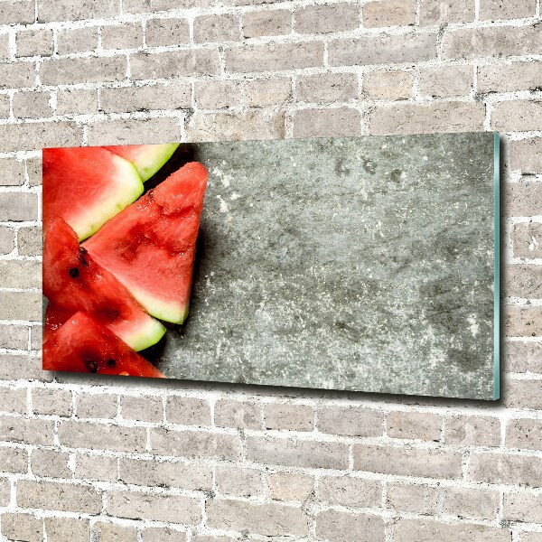 Quadro su vetro acrilico Anguria a fette