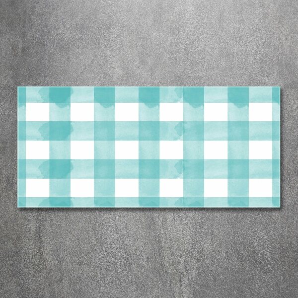 Quadro in vetro acrilico A quadri blu