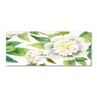 Quadro vetro acrilico Peonie