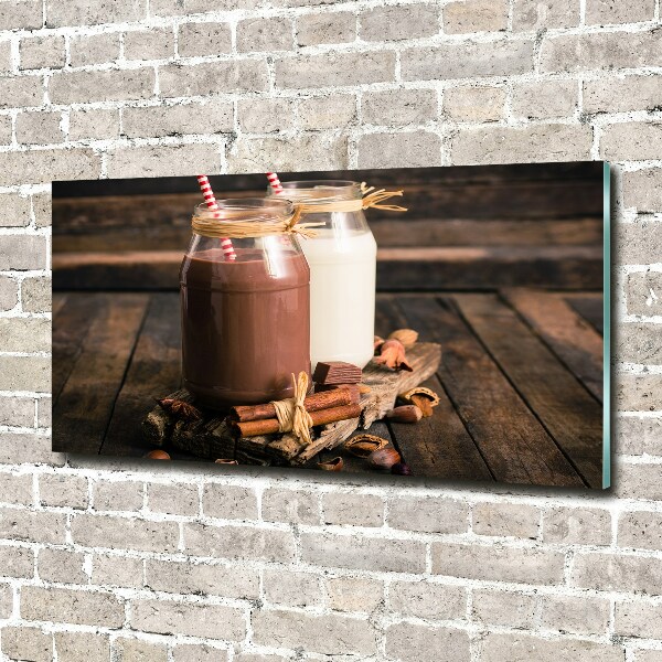 Quadro su vetro acrilico Cocktail in barattolo