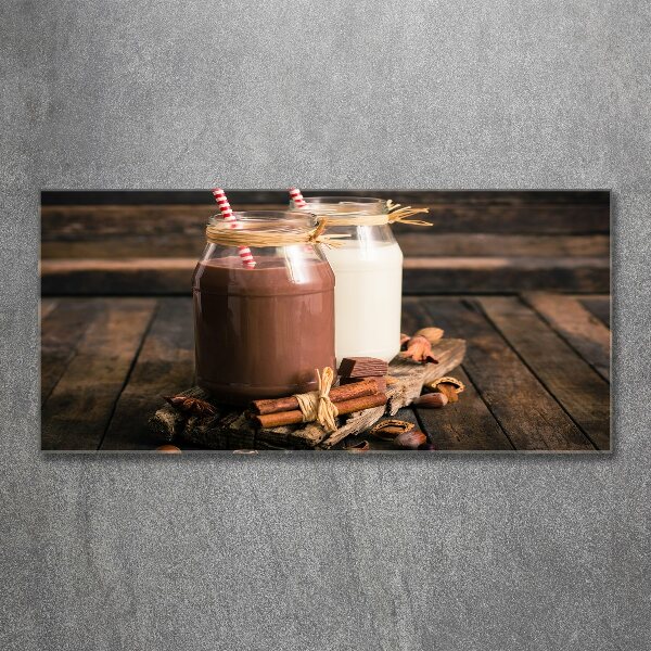 Quadro su vetro acrilico Cocktail in barattolo