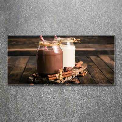 Quadro su vetro acrilico Cocktail in barattolo