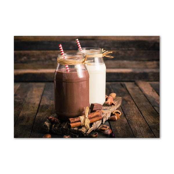 Quadro su vetro acrilico Cocktail in barattolo