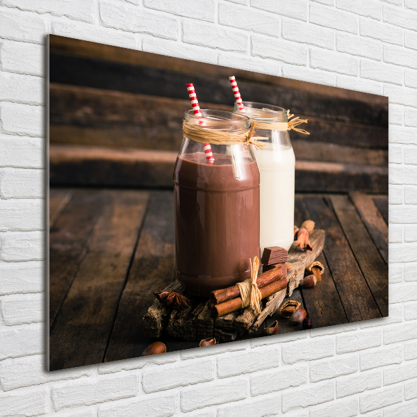 Quadro su vetro acrilico Cocktail in barattolo