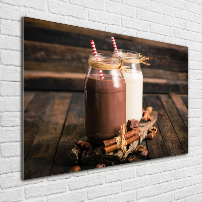 Quadro su vetro acrilico Cocktail in barattolo