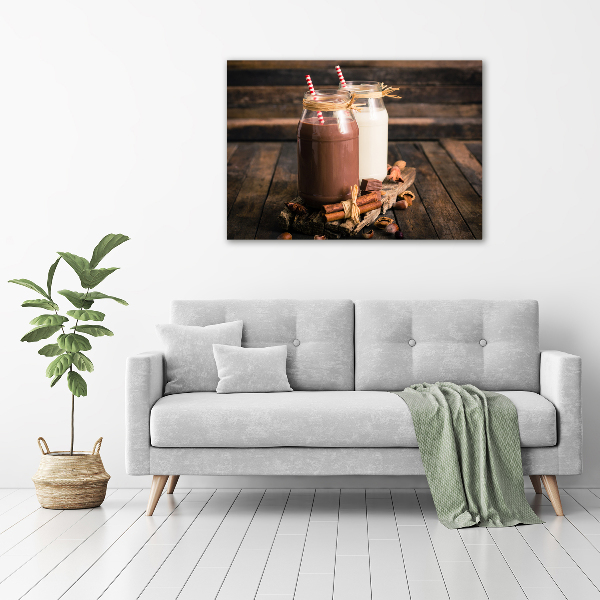 Quadro su vetro acrilico Cocktail in barattolo