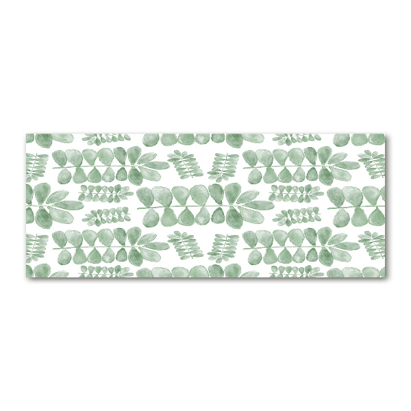 Quadro vetro acrilico Foglie verdi