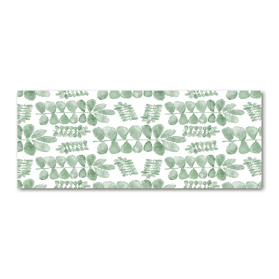 Quadro vetro acrilico Foglie verdi