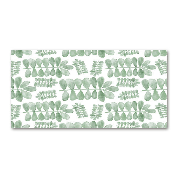 Quadro vetro acrilico Foglie verdi