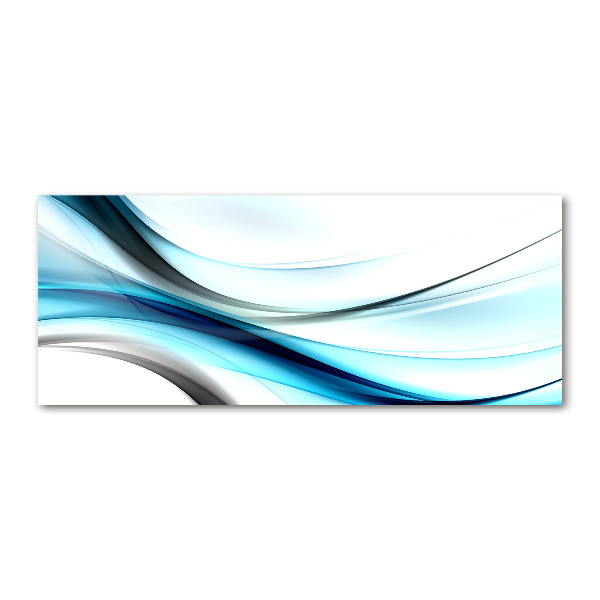 Quadro su vetro acrilico Onde astratte
