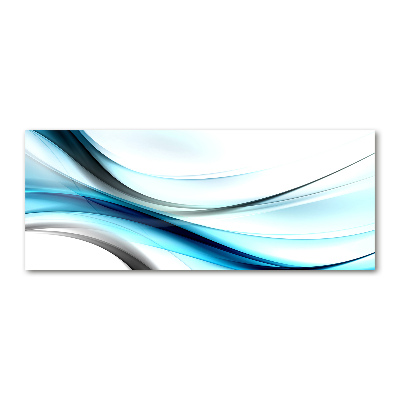 Quadro su vetro acrilico Onde astratte