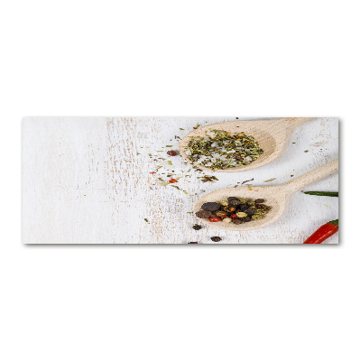 Quadro su vetro acrilico Verdure e spezie