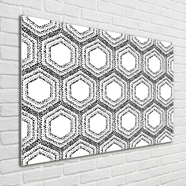 Quadro in vetro acrilico Sfondo geometrico