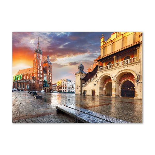 Quadro vetro acrilico Cracovia, Polonia