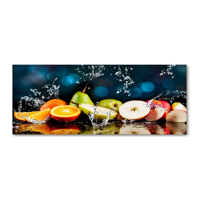 Quadro vetro acrilico Frutta e acqua