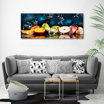 Quadro vetro acrilico Frutta e acqua