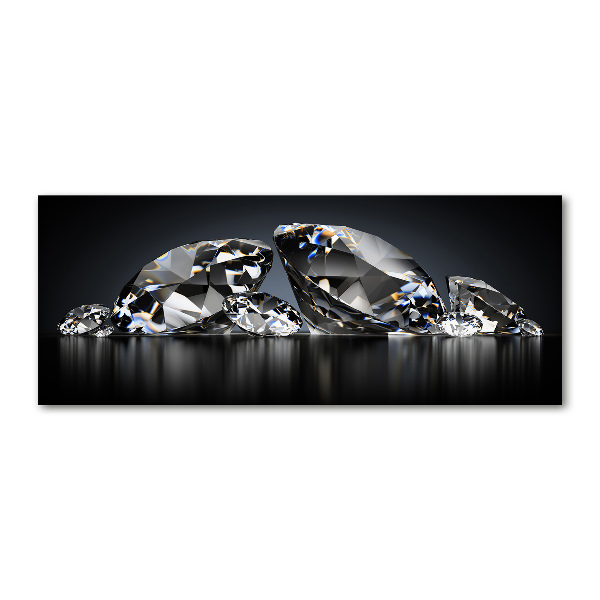 Quadro su vetro acrilico Diamanti
